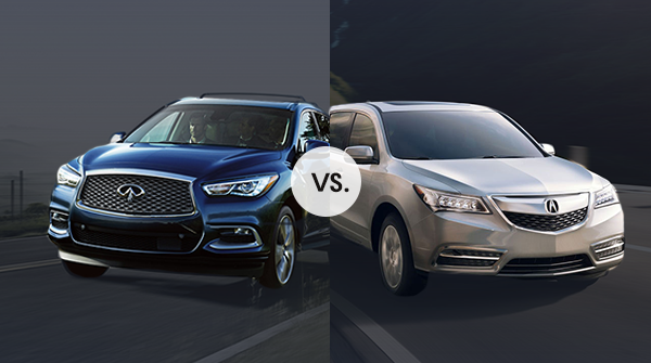 Comparison Acura Mdx Vs Infiniti Qx60 Friendly Acura Of Middletown