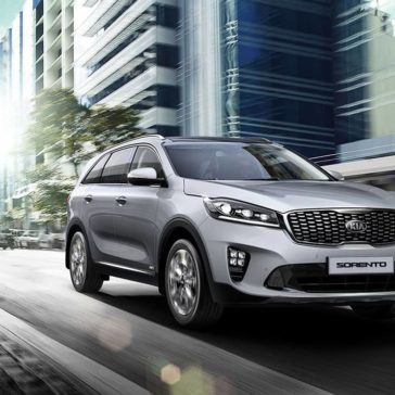 2019 Kia Sorento in the city
