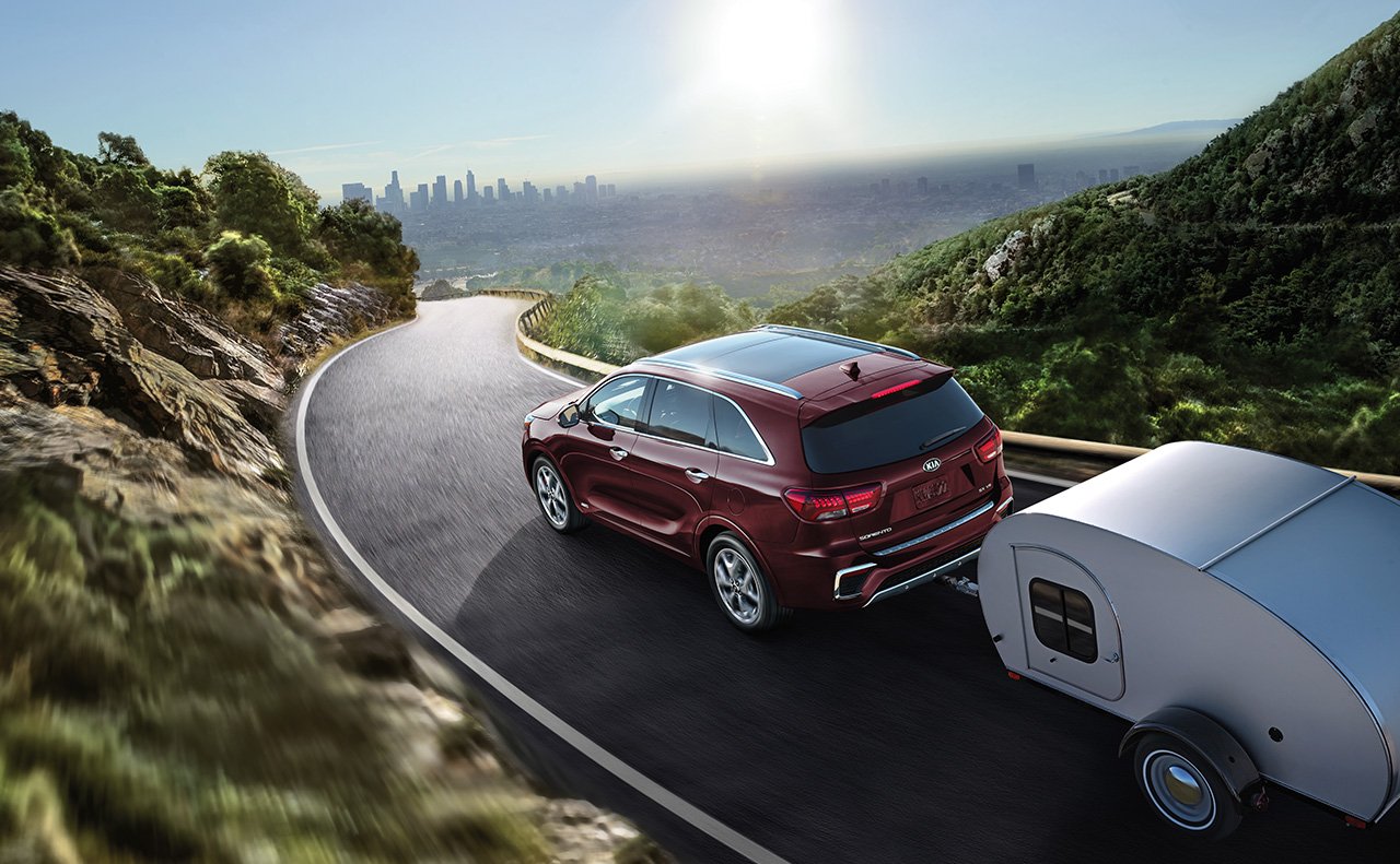 Sorento towing trailer