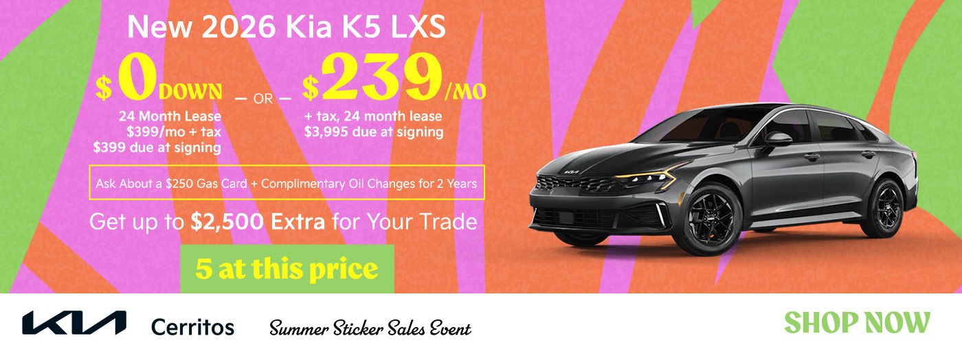 New 2026 Kia K5 LXS Lease for $239/Month