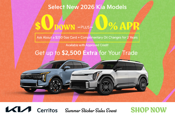 Select New 2026 Kia Models