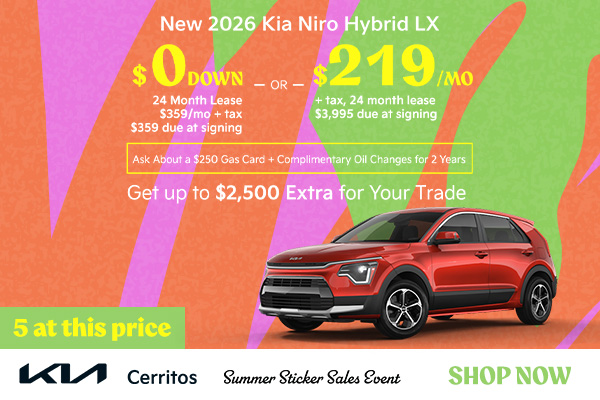 New 2026 Kia Niro LX Hybrid