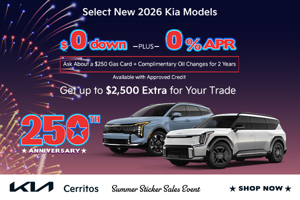 Select New 2026 Kia Models