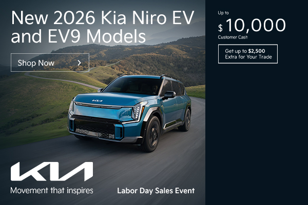 New 2026 Kia Niro EV and EV9 Models