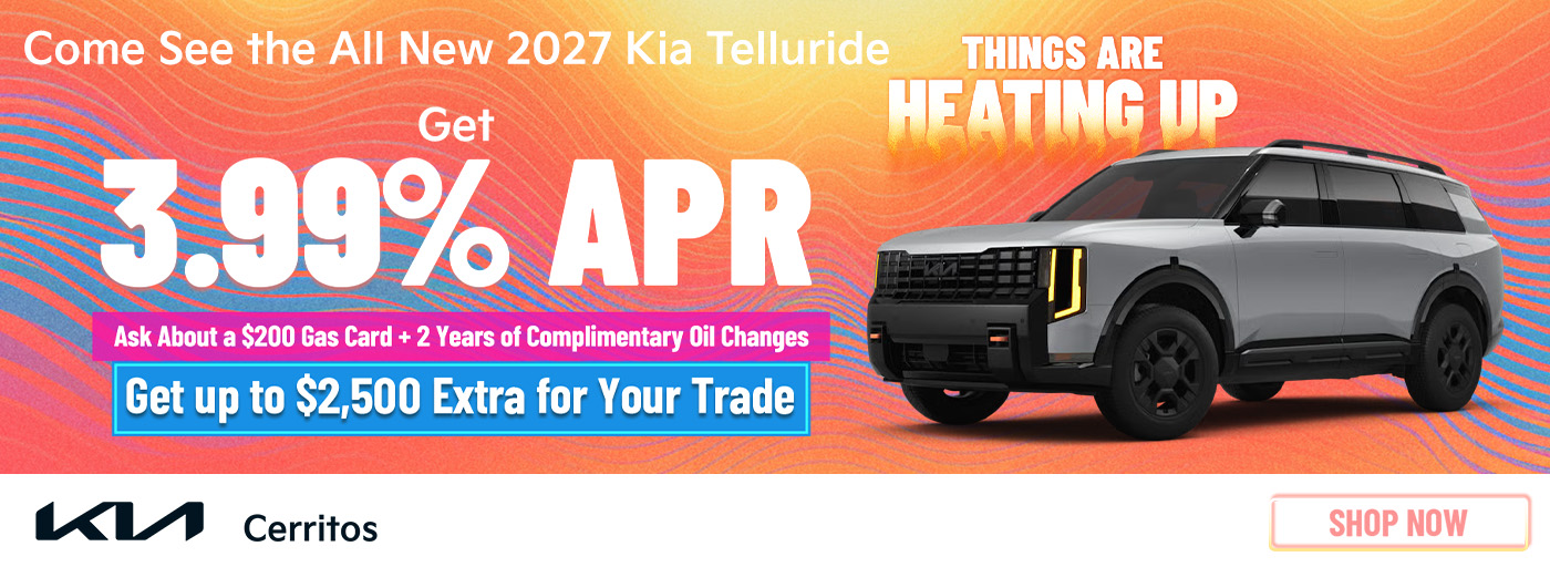 New 2027 Kia Telluride Get 3.99% APR