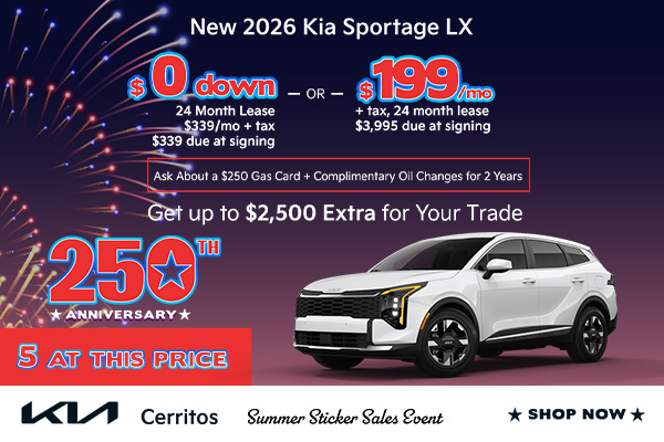 New 2026 Kia Sportage LX