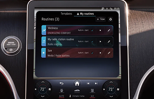 MBUX with routines feature