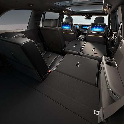 Power rear seating rows