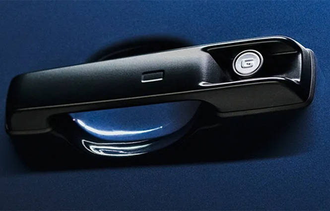 Unlocks at a touch. Holds tight to history