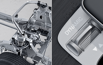 Adaptive damping suspension