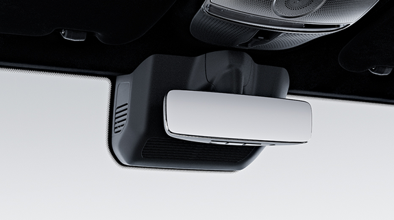Frameless rearview mirror