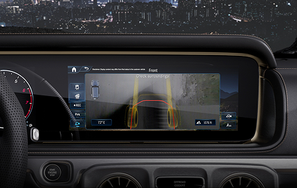 OFFROAD menu and Transparent Hood display