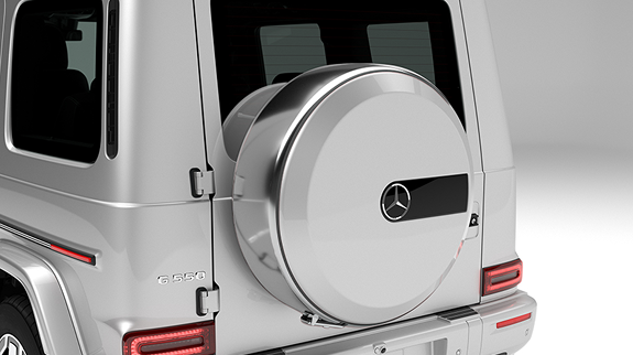 Spare tire ring in stainless steel