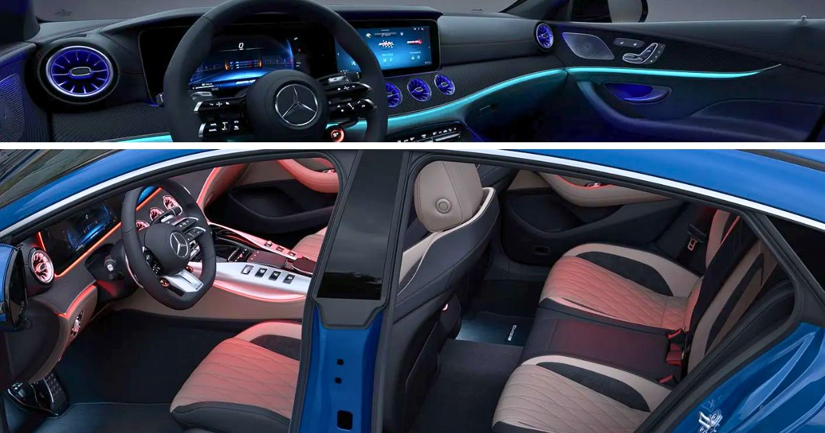 The 2026 Mercedes-AMG GT 53 interior features
