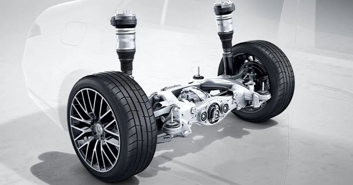 The AIRMATIC suspension feature was first introduced in the 1998 W220 model.