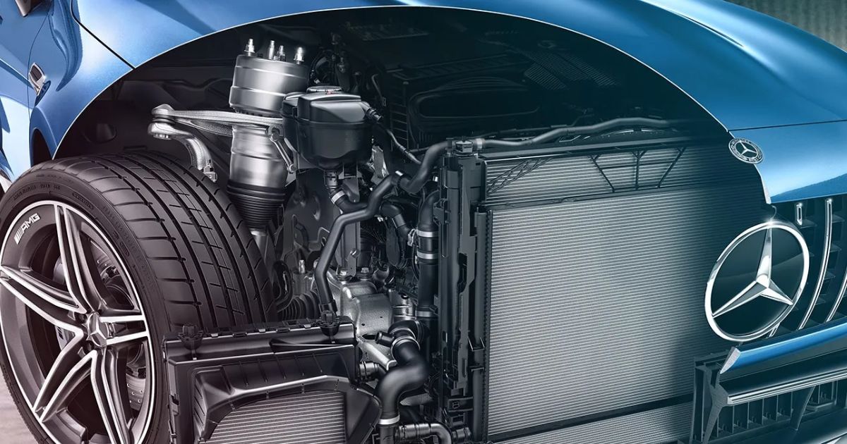 The AMG RIDE CONTROL suspension system of the Mercedes-AMG GT 53
