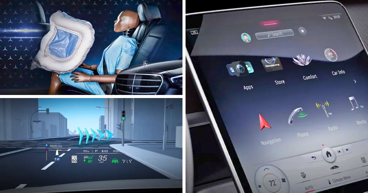 The current model of the Mercedes-Benz S-Class, W223, is the most digital version.
