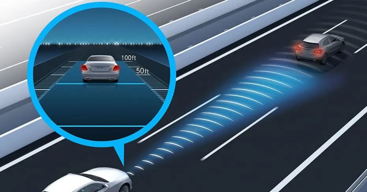 DISTRONIC Adaptive Cruise Control as a standard driver-assist feature in the 2026 GLS