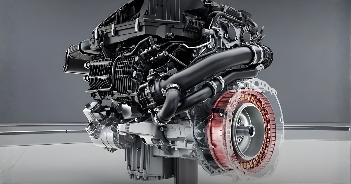 The mild hybrid system of the Mercedes-Benz GLC and GLE