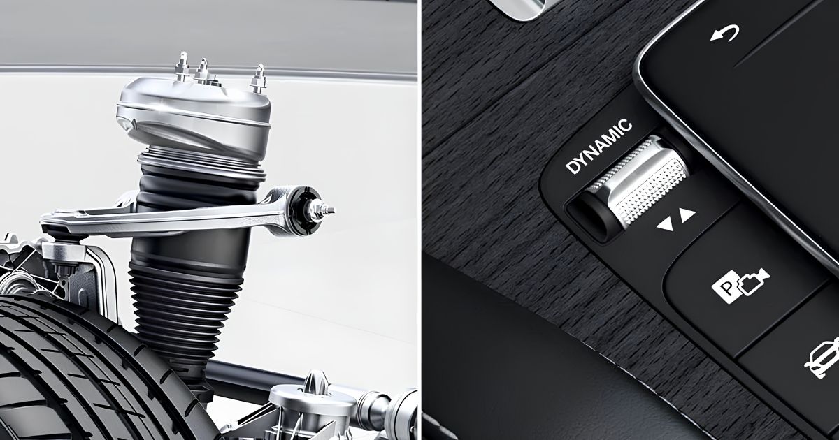 AIRMATIC air suspension and Adaptive Damping Suspension in the 2026 GLS 450