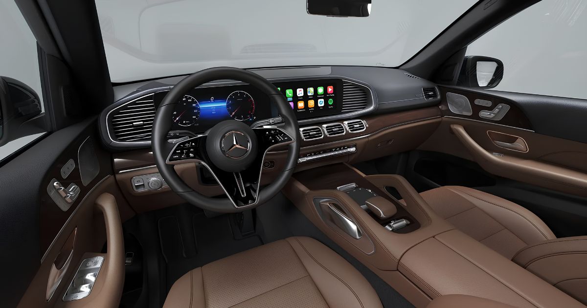 Dual 12.3-inch displays in the 2026 Mercedes-Benz GLS 450