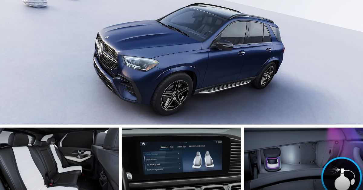 Optional luxury features for the 2026 Mercedes-Benz GLE 350