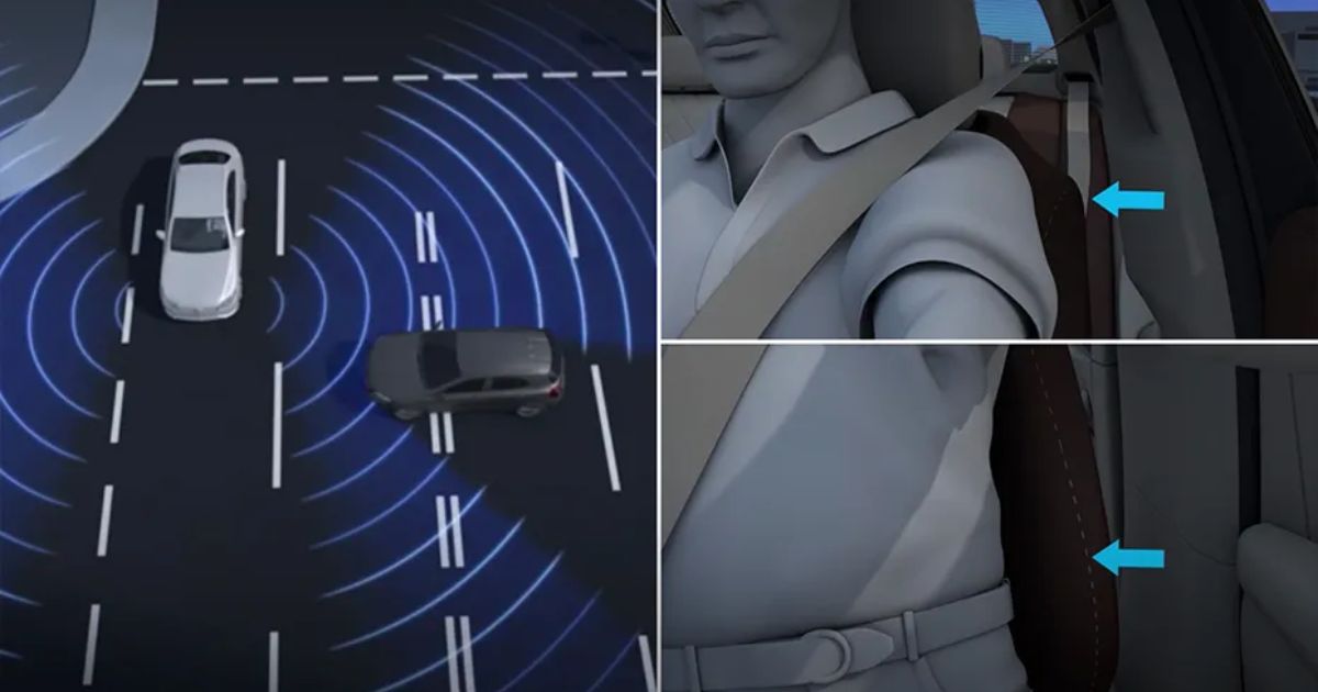 The PRE-SAFE system as the safety feature of the 2026 GLE 350