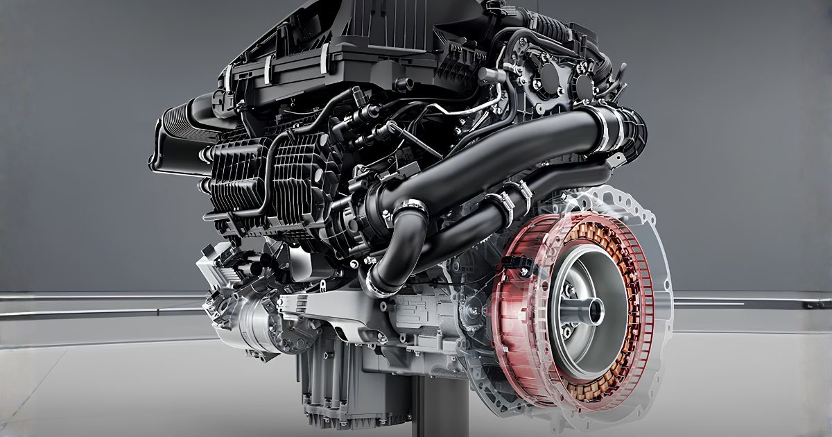 The turbocharged mild hybrid of the 2026 Mercedes-Benz GLE 350