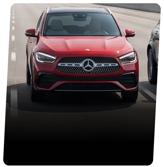 Mercedes-Benz SUV shown from the front three-quarter angle