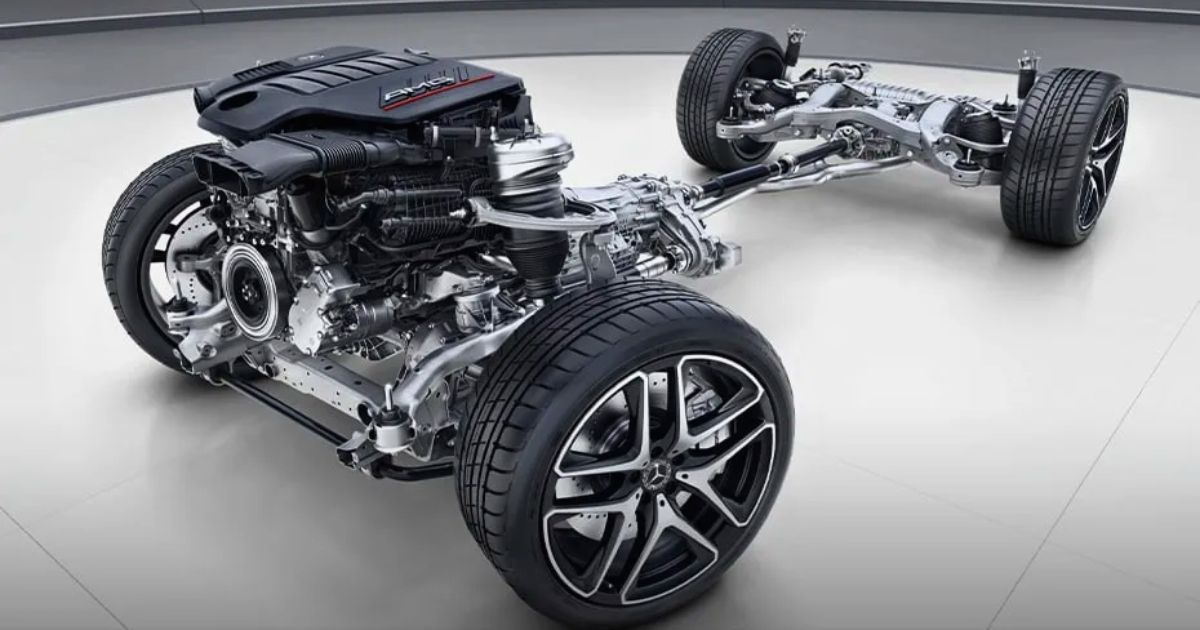 The 2026 GLE 53's AMG All Wheel Drive allows it to have grip while speeding to 60 mph in 4.9 seconds