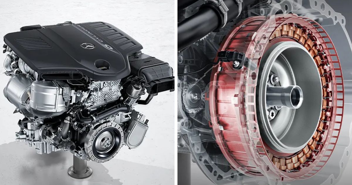 The 3.0L inline-6 turbo engine with the 48-volt mild hybrid system of the Mercedes-Benz GLE 450