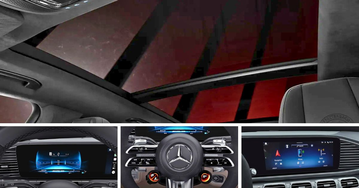 The driver-focused luxury interior of the 2026 Mercedes-AMG GLE 53
