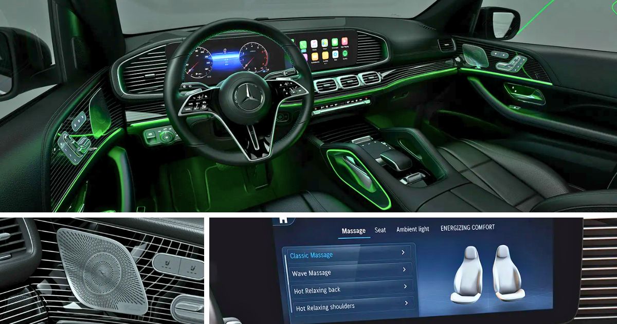 The prestigious interior features of the 2026 Mercedes-Benz GLE 450