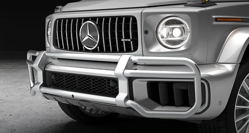 AMG grille with vertical chrome bars