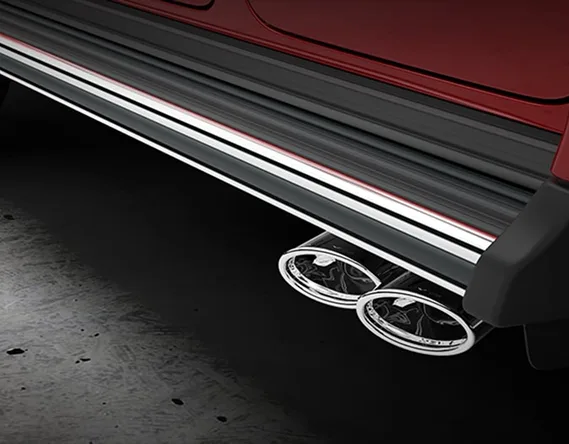 AMG Performance Exhaust System sidepipes