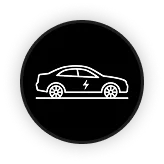 Electric vehicle icon