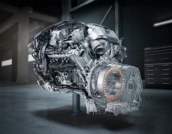 Handcrafted AMG 4.0L V8 biturbo engine
