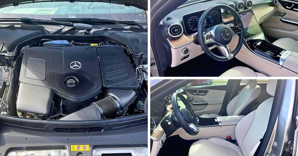 The 2024 Mercedes-Benz C 300 has identical features to the 2026 model