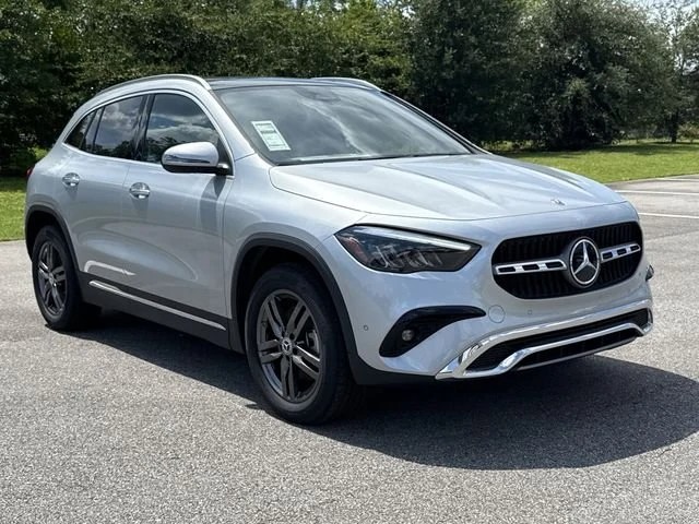 Front three-quarter view of a certified pre-owned Mercedes-Benz GLA on the lot