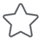 Star outline icon