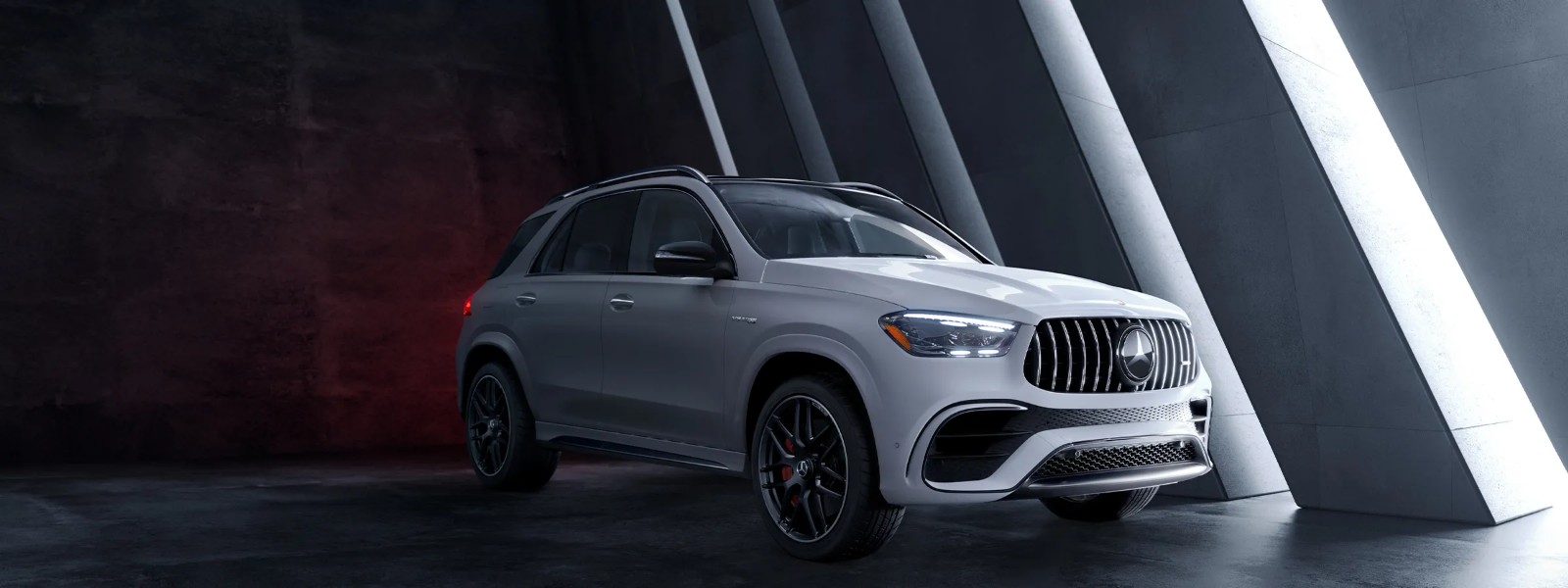 A Mercedes-AMG GLE 63 SUV, front three-quarter view